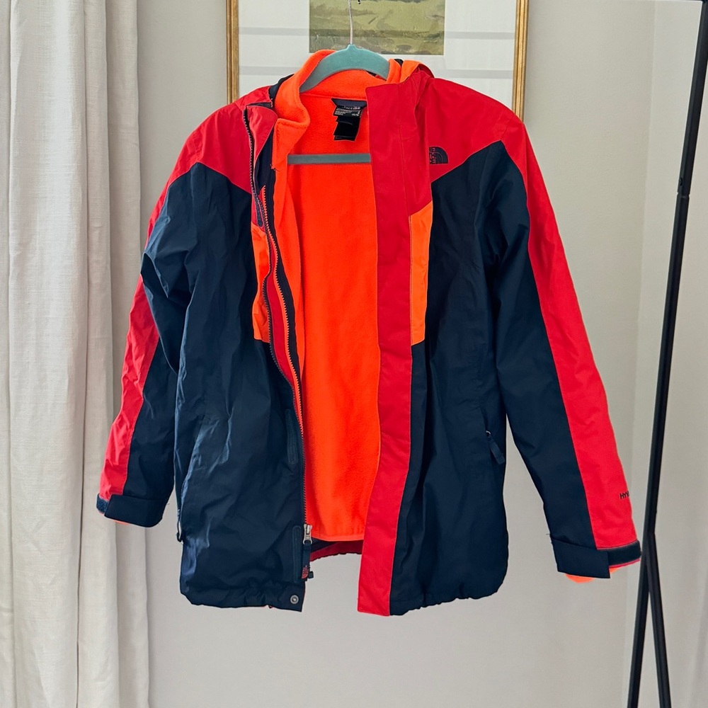 The North Face Hyvent Boys Winter Jacket Fleece Lined Wind Breaker Coat